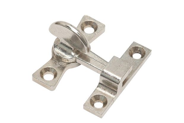 Tranqueta para Janela Niquelada com Parafuso