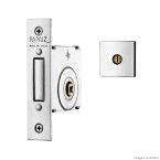 Trava de segurança quadrada Tetra 140 R208 cromado acetinado Papaiz