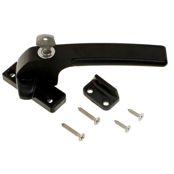 Trava para Janelas Alumímio Fosco Preto 29,5x18mm Maxi-Ar Brick House