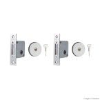 Trava SM 11000 redonda inox escovado 2 unidades Pado