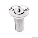 Válvula de escoamento para lavatório com ladrão 2.3/8 x 1 cromado Esteves