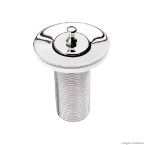 Válvula de escoamento para lavatório sem ladrão 2.3/8 x 1 cromado Esteves