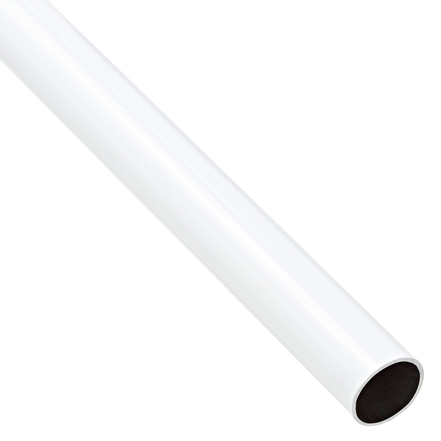 Varão Alumínio 1,50m Branco 19mm