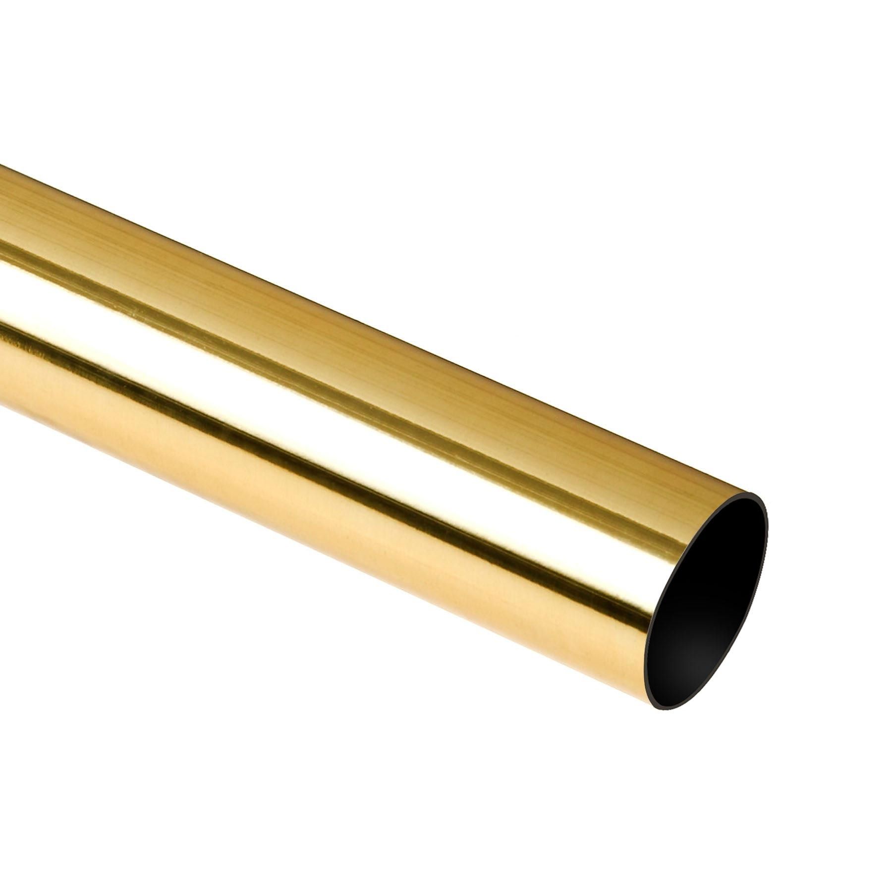 Varão Alumínio 3,00m Dourado 19mm