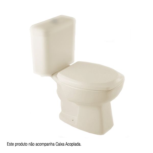Vaso Sanitário para Caixa Acoplada Biscuit Thema Plus Incepa