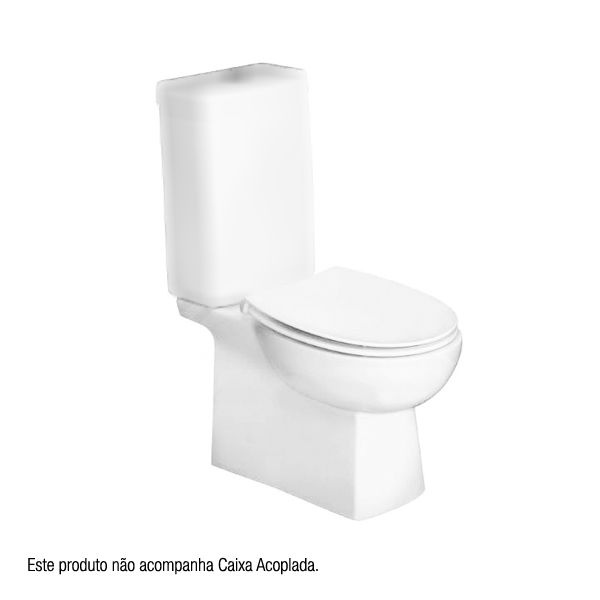 Vaso Sanitário para Caixa Acoplada Branco Aruba Jacuzzi