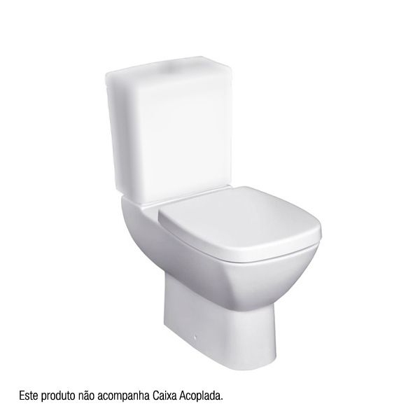 Vaso Sanitário para Caixa Acoplada Branco Helios Jacuzzi
