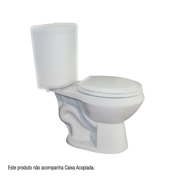 Vaso Sanitário para Caixa Acoplada Branco Perfecta Jacuzzi