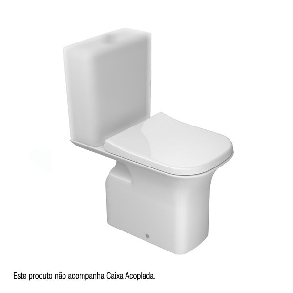 Vaso Sanitário para Caixa Acoplada Branco Polo Deca