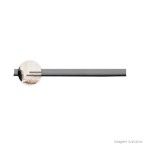 Veda Fresta para porta 80cm alumínio e preto Talentos