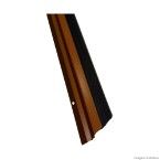 Veda fresta para porta 80cm borracha epox marrom Reisam