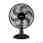 Ventilador de mesa 6 pás Turbo 127V 80W 40cm preto e cinza Ventisol