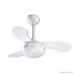 Ventilador de teto 220V com 3 pás Petit branco Ventisol