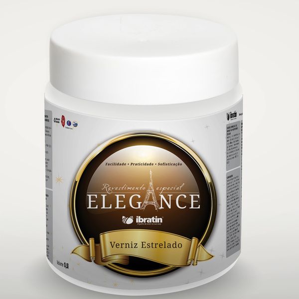 Verniz Estrelado Prata 500ml Ibratin