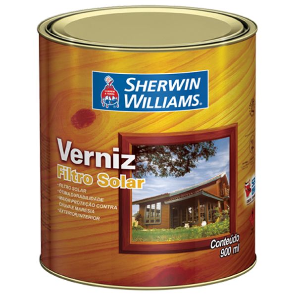 Verniz Filtro Solar Acetinado Incolor 0,9L Sherwin Williams