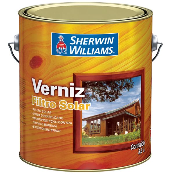 Verniz Filtro Solar Acetinado Incolor 3,6L Sherwin Williams