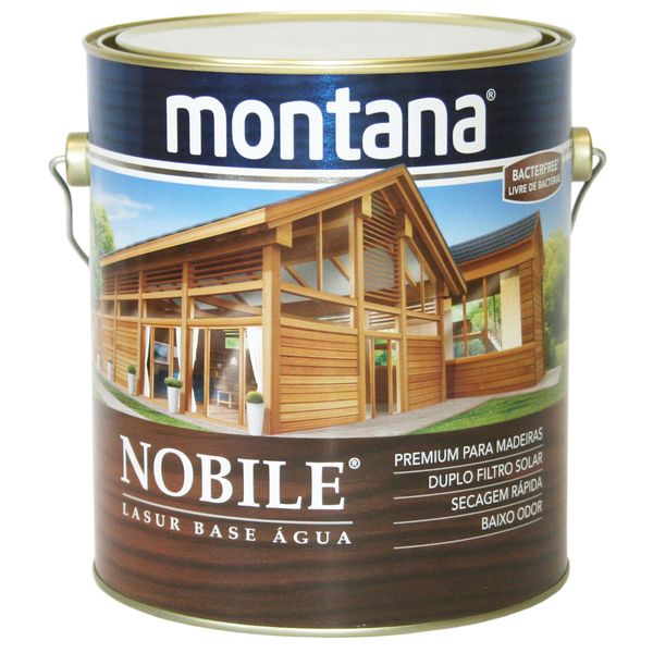 Verniz Montana Lasur Nobile Acetinado Mogno 3,6L