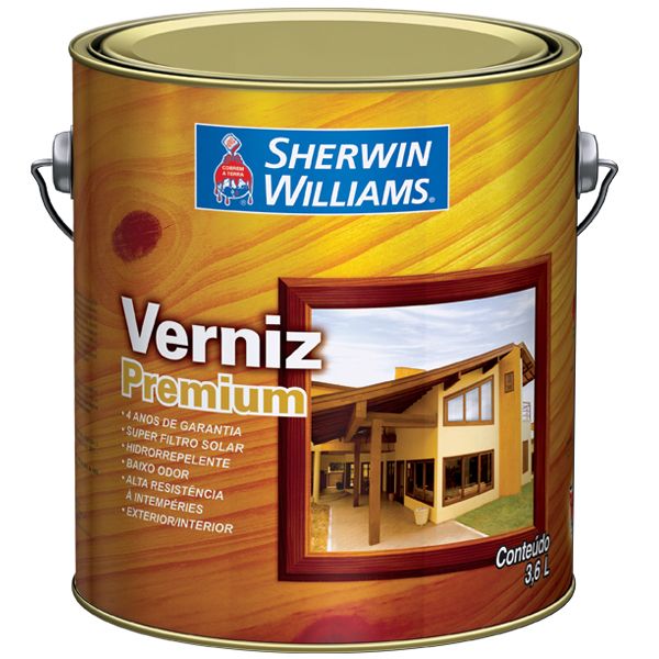 Verniz Premium Brilhante Mogno 3,6L Sherwin Williams