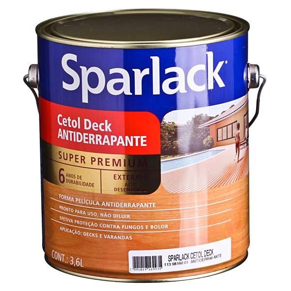 Verniz Sparlack Cetol Deck Antiderrapante Semi Brilho Transparente 3,6L